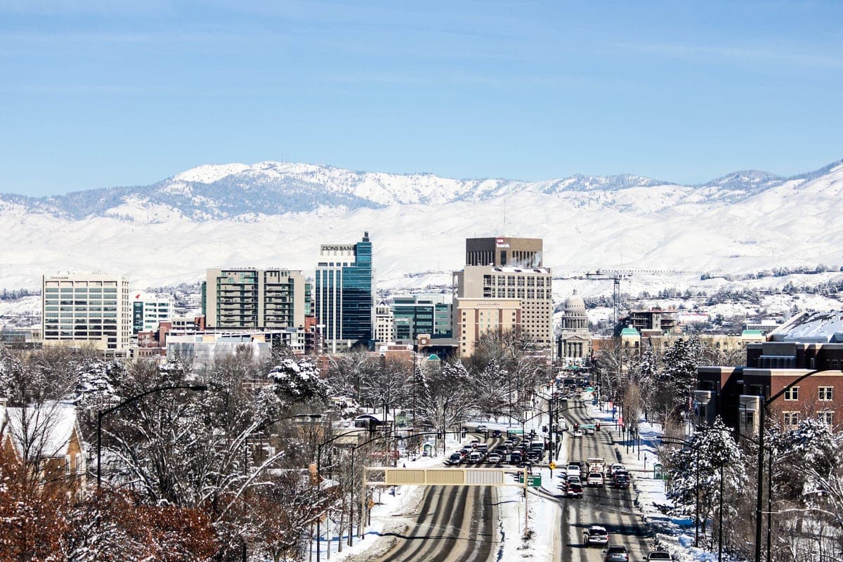 Boise skyline and cityscape