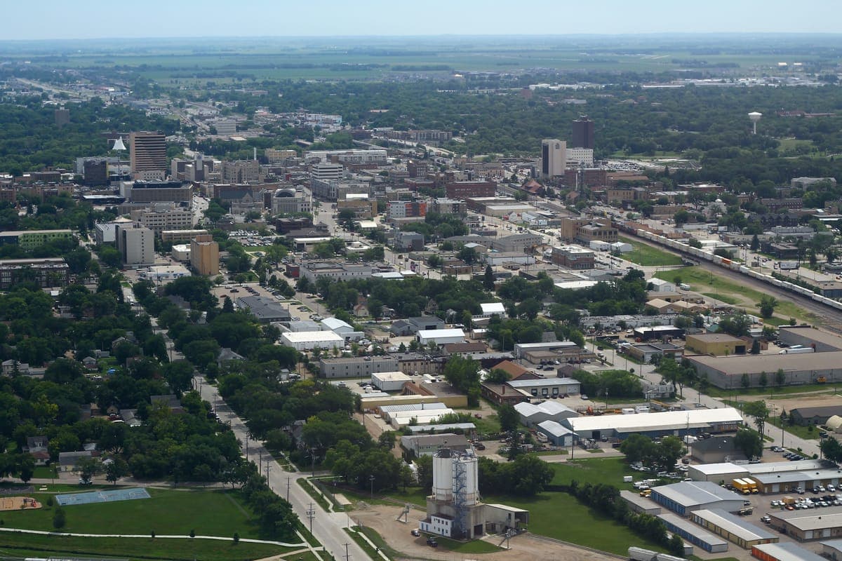 Fargo skyline and cityscape