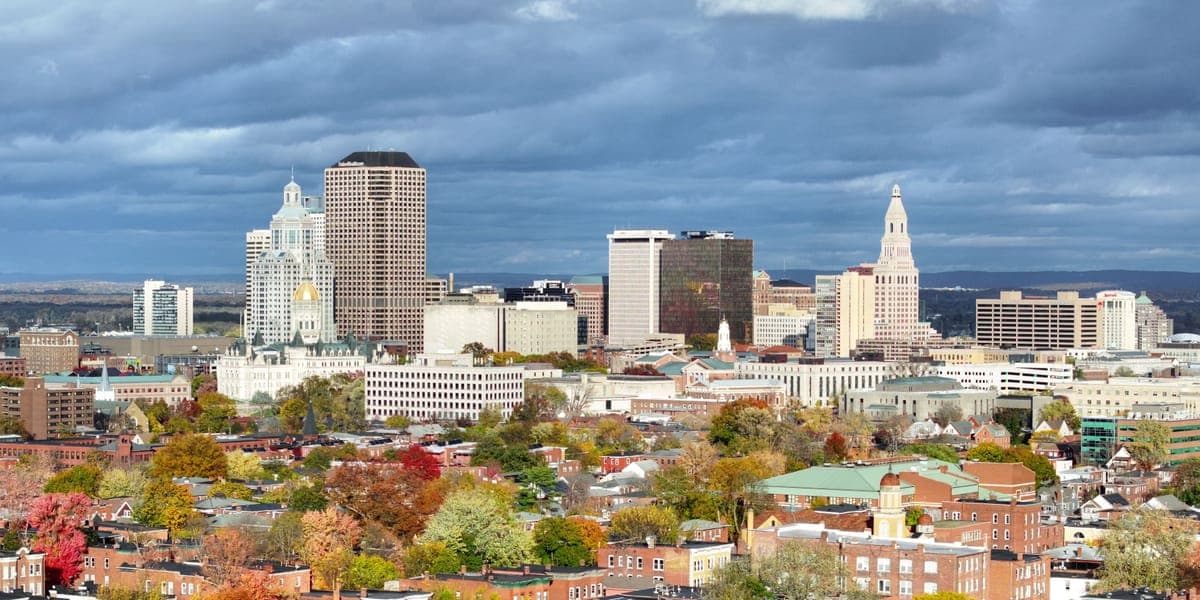 Hartford skyline and cityscape