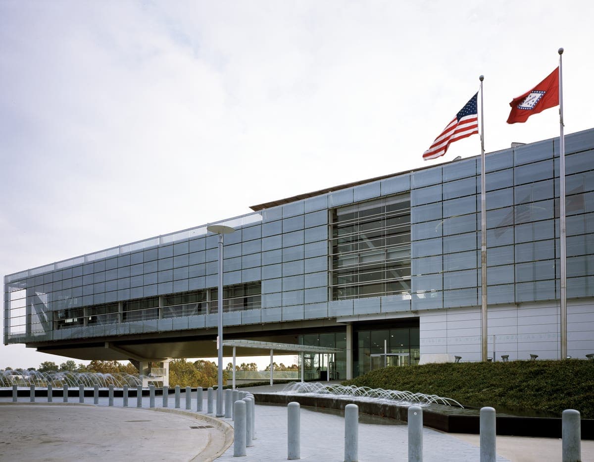 Little Rock skyline and cityscape