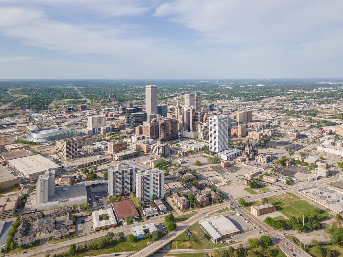 Tulsa skyline and cityscape