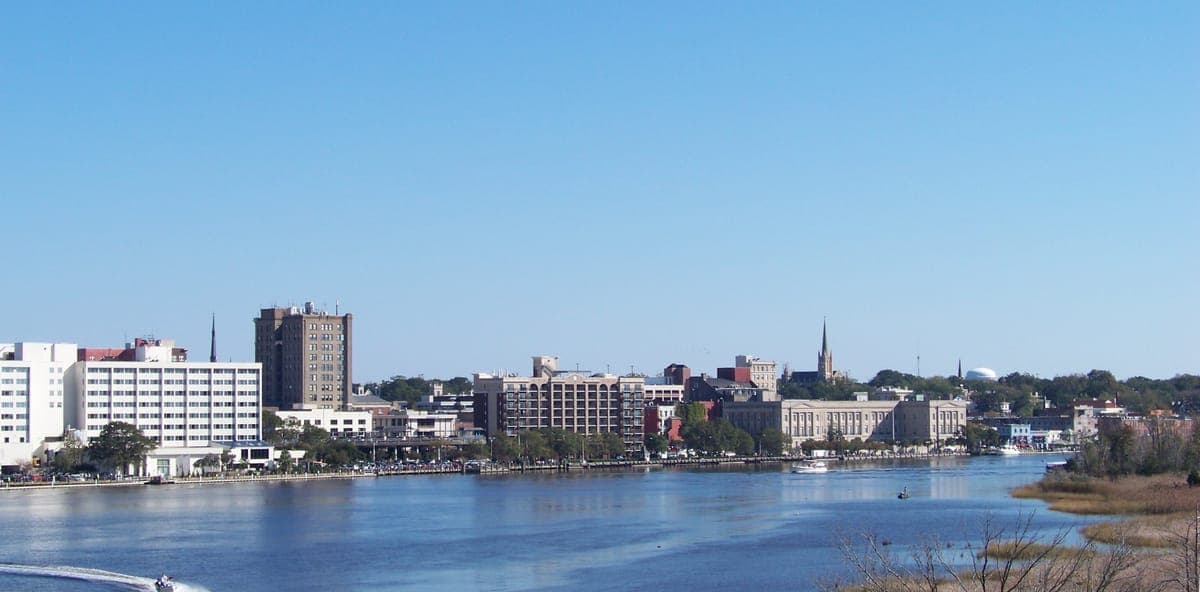 Wilmington skyline and cityscape