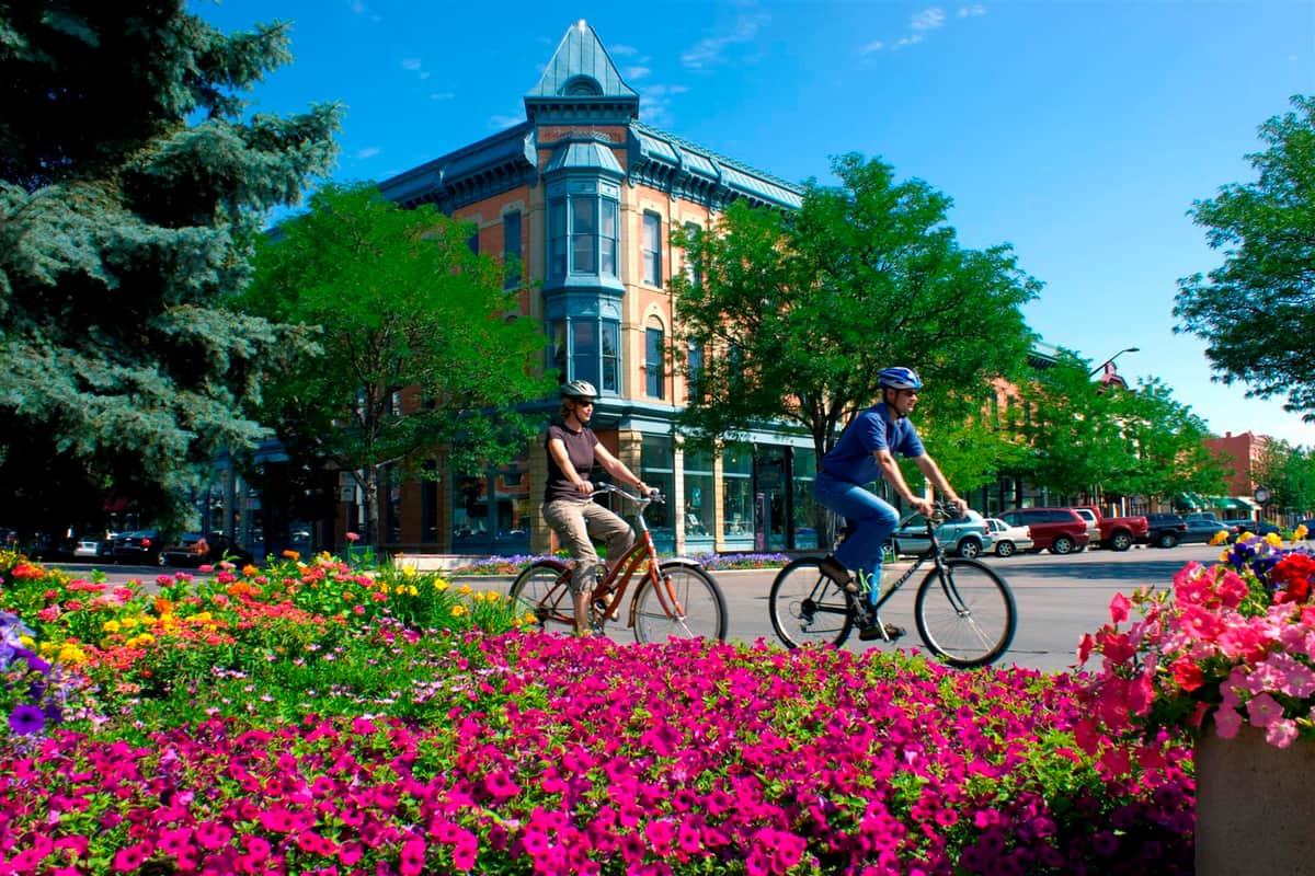 Fort Collins skyline and cityscape