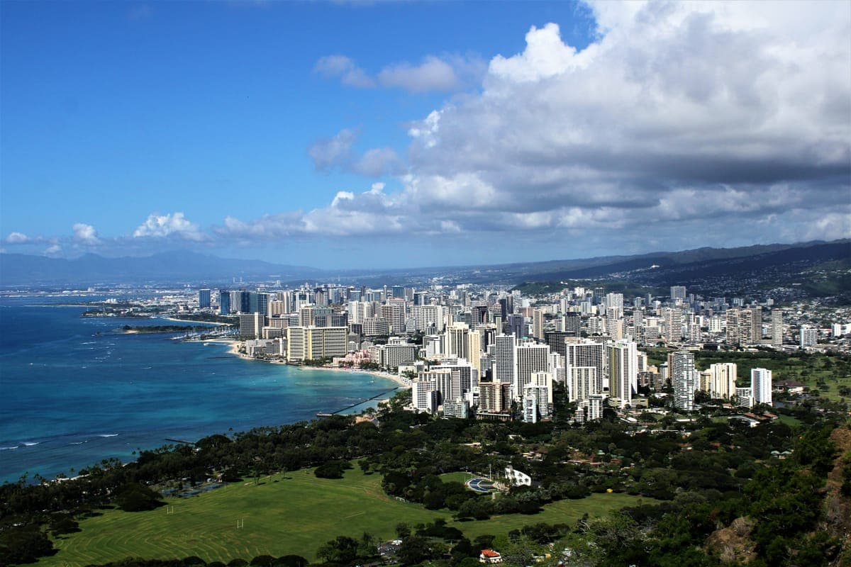Honolulu skyline and cityscape